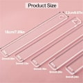 Pikkukuva 3 / 5: 5 paria saven kaulimen ohjaimia taikinan paksuudelle 2/3/4/5/6mm polymeerisaven paksuusviivain saven kaulintyökalut