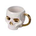 Miniatyrbilde 1 av 5: Halloween Skull Cup med Håndtak Uten Lokk Keramisk Kopp Morsom Vann Øl Melk Kopp Mokka Kopp Kreativ Modellering Krus, 600ml A