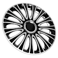 Miniatyrbillede 5 af 5: 4 STK 15 tommer Hjulkapsel Ridsefast Hjul Fælgdæksel Universal Erstatning Til Fiat 500