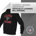 Miniatyrbild 3 av 6: Team Fan Apparel NFL Huvtröja för vuxna - Polyester, ull och bomullsblend - Håll dig varm och representera din teams stil style 5 S