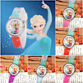 Pikkukuva 3 / 4: Frozen Aishan Piirretty Barnkello Luminoivalla Kvartsilla Red