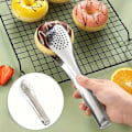 Miniatyrbild 4 av 5: 2 stycken 18 cm silverfärgade mattänger - Serveringstänger i rostfritt stål för bufféer, sallader, grillar och kök