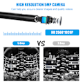 Miniatyrbilde 5 av 8: 0,2 tommer 5MP IP67 6 LED WiFi Endoskop Boreskop Inspeksjonskamera for iOS/Android Smarttelefoner 10m/32,8ft Kabel