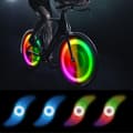 Miniatyrbilde 5 av 5: 4-pakning vanntette LED-eikelys for sykler, 3 blinkmoduser [JUN] Blue+color