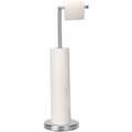 Fritstående toiletpapirholder med plads til 4 ruller, robust base[JUN]