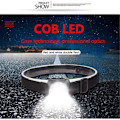 Pikkukuva 3 / 5: USB-otsalamppu, Cob Super Bright otsalamppu Ladattava taskulamppu otsalamppu Juoksu Leirintä