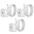 3-pakning iPhone hurtigladeradapter 20W USB-C, hvit 3-pack iPhone