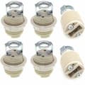 6-pack Keramisk G9 Sockelhållare för Halogenlampor [JUN]