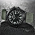 Miniatyrbillede 4 af 5: Militær Herreklokke Kvartsur Sort Urtavle Dato Luksus Sport Armbåndsur [LGL] C