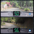 Miniatyrbillede 2 af 5: Universal Bil GPS Speedometer MPH Digital Display USB HUD Hastighedsmåler[JUN]