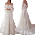 Miniatyrbild 3 av 4: Off Shoulder Bodycon Maxi Långklänning Dam S