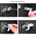 Miniatyrbild 5 av 7: Automatisk skåpbelysning LED-lampa för gångjärn - Perfekt 4-Pack