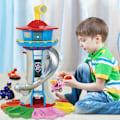 Miniatyrbillede 3 af 5: Paw Patrol Tornet Stor Storlek Pat Patrol Canina Lookout Modle Legetøj Sæt Hunde Køretøjer Actionfigur til Dreng Børn Fødselsdag Gave
