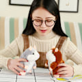 Miniatyrbilde 3 av 5: Talende hamster plyschleketøy Repeterer hva du sier Morsomme barn utstoppede interaktive leker 1 stk