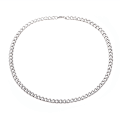 Pikkukuva 1 / 6: Miesten muotikaulakoru, avaimenperäketju, miesten kaulakoru, titaaniteräksinen kuubalainen ketju 3.5mm Width 60cm