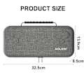 Miniatyrbillede 6 af 10: EVA opbevaringsetui til Asus ROG Ally Grey Bag