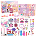 Miniatyrbild 1 av 10: 2023 Amazon Julkalender Nedräkning Blind Box Enhörning Is och Snö Ornament Flickor Semestergåva Leksaker ST-029 (38 PCS)