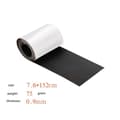 Self-adhesive leather patch leather repair leather repair patch -FA6- black svart 7.6*152cm 1st