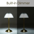 Miniatyrbillede 3 af 5: LED trådløs bordlampe, batteridrevet bordlampe, dæmpbar LED-bordlampe - sengelampe til stue, soveværelse, 3 lysfarver