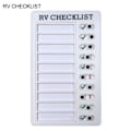 Miniatyrbillede 1 af 10: Tjekliste Dagsplanlægger Selvdisciplin Punch Card RV TJEKLISTE RV CHECKLIST