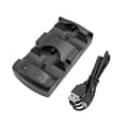 PS3 Handkontroll Laddningsstation 2-i-1 med LED, Kompatibel med PS3/Move[JUN]