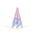 Miniatyrbild 3 av 3: 3D-tryckt Pyramid Spiral Cone Leksak - Vändbar Reseskulptur för Lugn och Avkoppling