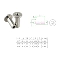 Miniatyrbilde 2 av 5: 30 stk rustfrie beskyttelseshylser for kabelrekkverk 3/16 tommer trestolper, DIY-rekkverk