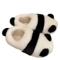 Panda-tofflor i bomull för damer för vintern - Mysiga hemmaskor [JUN]