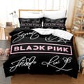 Blackpink 3D-printat påslakanset Sängkläder Present till barn[JUN] UK SINGLE 135x200cm