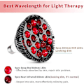 Miniatyrbillede 2 af 5: Rødt lys terapi lampe, Wolezek 36w 18 led infrarød lys terapi enhed, 660nm rød og 850nm nær infrarød kombination Red Light Bulb-hy