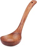 Träslev för matlagning, naturlig träskopa, 24 cm