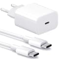 20W hurtiglader for Samsung med USB-C-kabel[JUN] Samsung(20w White) 1-Pack