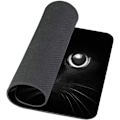 Miniatyrbilde 4 av 4: Sort katte gaming musematte tilpasset, sort katt med hvitt øye Looki