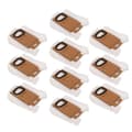 10-pack dammsugarpåsar för Xiaomi Roborock H7 & H6, ersättningsdammpåsar [JUN]