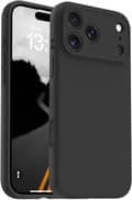 Ultrat tyndt MagSafe telefoncover med blød flydende silikone - Sort til iPhone 17 Pro Max[JUN] iPhone 17 Pro Max noir