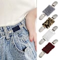 Miniatyrbild 7 av 10: 2st Fit Dress Cinch Clips Elastiska klädesklämmor för att dra åt klänning 2pcs white