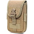 Miniatyrbillede 2 af 5: Taktisk Molle Bæltetaske Militær Taljetaske Multifunktionel Telefontaske Vandring Jagt CS, Grøn