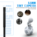 Miniatyrbilde 7 av 8: 0,2 tommer 5MP IP67 6 LED WiFi Endoskop Boreskop Inspeksjonskamera for iOS/Android Smarttelefoner 10m/32,8ft Kabel