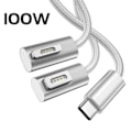 Miniatyrbild 6 av 9: Snabb Laddningskabel USB Typ-C till Magsafe 1 2 för Magsafe 2 T for Magsafe 2 T