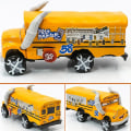 Miniatyrbild 2 av 5: Disney Pixar Cars 3 Överdimensionerad Deluxe Diecast Collection Miss Fritter Modellbil Yellow