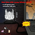 Miniatyrbillede 6 af 8: 3D Optisk Illusion Transformers Model Skrivebordslampe LED Natlampe