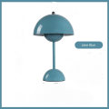 Miniatyrbilde 1 av 5: Bordslampe, Eye Caring Led Flowerpot Bordslampe Bærbar for skolen Limeblått