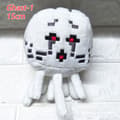 Minecraft Ghast Plyslegetøj - 15 cm Flyvende Mob[JUN] Ghast 1-15cm