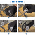 Miniatyrbild 5 av 5: 8 hjul till Siemens Bosch Beko Neff diskmaskin Universal hjul nedre korg