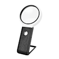Miniatyrbillede 2 af 5: 1/2/5 Foldbart forstørrelsesglas med LED-lys - High Definition A 80mm 6X 25X A 80mm 6X 25X 1 Pc