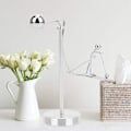 Miniatyrbillede 3 af 5: Newtons Pendul Vugge Balance Bold Newtons Vugge Pendul Skrivebordsornament Newton Vugge Balance Bold til Hjemmekontor Skrivebordsdekor (Ski)