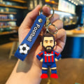 Pikkukuva 1 / 5: Messi Jalkapallo Avaimenperä Laukku Ripustin Sarja Nukke Nukke Tähti Urheilu Avaimenperä Toimintahahmo Souvenir Lelu Lahja 2