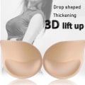 Pikkukuva 2 / 11: 3 par BH-kuddar Push Up-inlägg BH-kupor Ersättning Br black One Size 3pcs