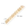 Pikkukuva 3 / 4: Miniatyylikalusteet Leikkidollit Talo DIY Koriste Tarvikkeet Mini 1:12 Vasen ja Oikea Kaideportaat Right handrail stairs
