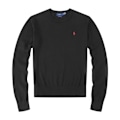 Miniatyrbilde 1 av 2: PoloRalphLauren Herre T-skjorte Casual Langærmet Rundhals Topp T-skjorter Svart Black L